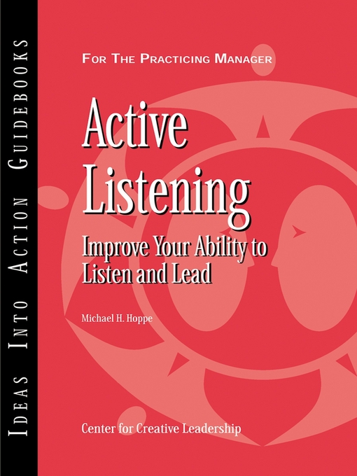 Title details for Active Listening by Center for Creative Leadership (CCL) - Available